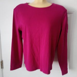 LAUREN RALPH LAUREN Purple Crew-Neck Sweater Sz XL